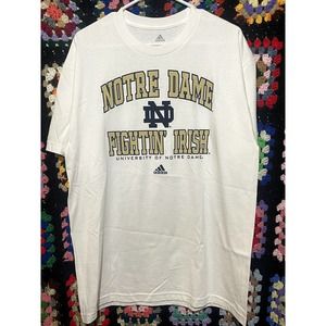 Notre Dame Adidas Fighting Irish Short Sleeve size Large